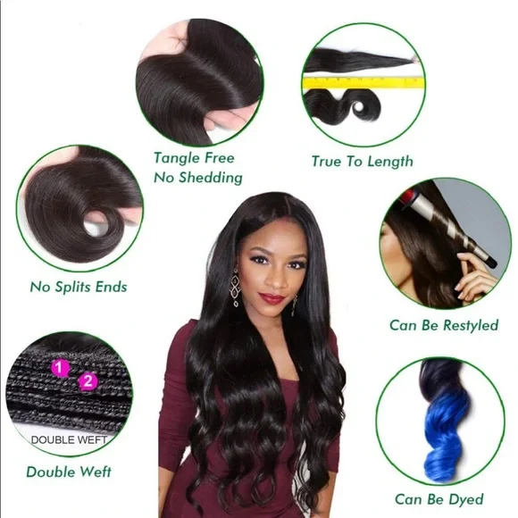 10”12”14” Brazilian straight